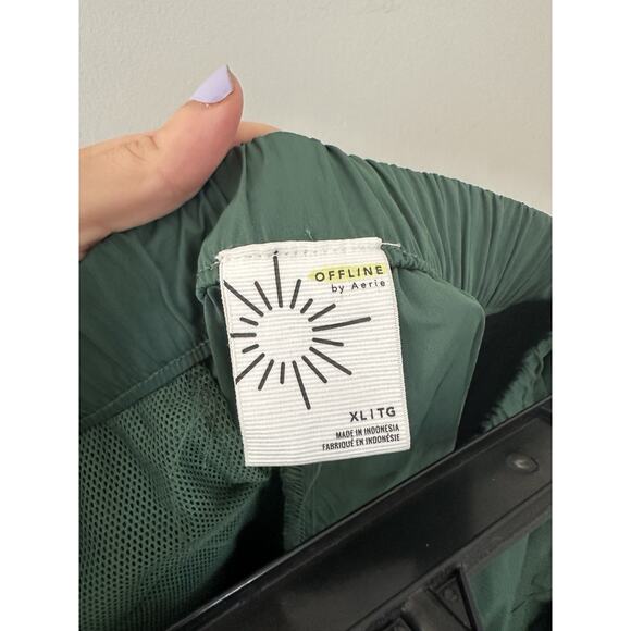 Aerie Offline Chill Moves Cargo Green Pants Women’s Size XL NEW - Picture 3 of 9